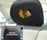 Custom Set of 2 Chicago Blackhawks Head Rest Covers