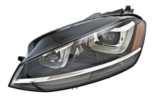 Custom Headlight Assembly Front Left HELLA 011956251 fits 15-16 VW Golf