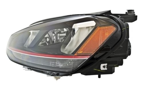 Custom Headlight Assembly Front Left HELLA 011956271 fits 15-16 VW GTI