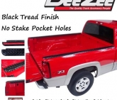Custom DZ21990B Dee Zee Black Aluminum Bed Rail Caps Ford Super Duty 8' Bed 1999-2016