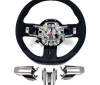 Custom OEM NEW 15-17 Mustang Steering Wheel Alcantara Suede Leather GT350R Red Black