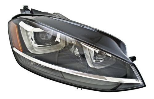 Custom Headlight Assembly Front Right HELLA 011956261 fits 15-16 VW Golf