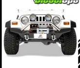 Custom Bestop HighRock 4x4 High Access Front Bumper Matte Black for Jeep Wrangler 97-06