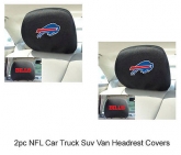 Custom New FANMATS NFL Buffalo Bills Mesh Head Rest Cover For Cars / Trucks
