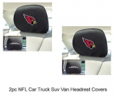 Custom New FANMATS NFL Arizona Cardinals Mesh Head Rest Cover For Cars / Trucks