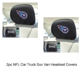 Custom New FANMATS NFL Tennessee Titans  Mesh Head Rest Cover For Cars / Trucks
