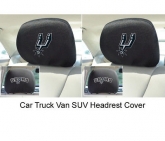 Custom New 2pcs Set NBA San Antonio Spurs Automotive Gear Car Truck Headrest Covers Set
