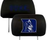 Custom Duke Blue Devils   2-Pack Auto Car Truck Embroidered Headrest Covers