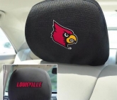 Custom Set of 2 Louisville Cardinals Head Rest Covers