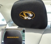 Custom Set of 2 Missouri Tigers Mizzou Head Rest Covers