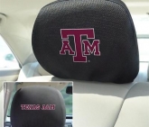 Custom Set of 2 Texas A&M Aggies Head Rest Covers