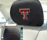 Custom Set of 2 Texas Tech University Head Rest Covers