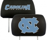 Custom North Carolina Tar Heels 2-Pack Auto Car Truck Embroidered Headrest Covers