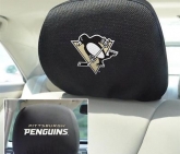 Custom Set of 2 Pittsburgh Penguins Head Rest Covers