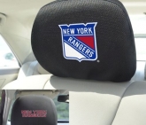 Custom New York Rangers Embroidered Head Rest Covers