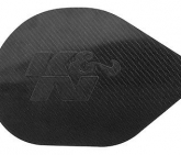 Custom K&N Filters 100-8519 Composite Carbon Fiber Hood Scoop Plug