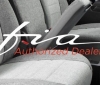 Custom Ford F-150 15-18 Fia LeatherLite Series 1st Row Black & Gray Seat Covers