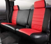 Custom Fia SL62-41RED LeatherLite Custom Seat Cover Fits Ram 1500 Ram 2500 Ram 3500