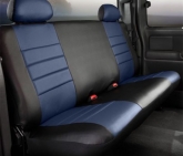 Custom Fia SL62-43BLUE LeatherLite Custom Seat Cover Fits Ram 1500 Ram 2500 Ram 3500