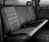Custom Fia SL62-43GRAY LeatherLite Custom Seat Cover Fits Ram 1500 Ram 2500 Ram 3500