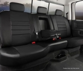 Custom Fia SL62-44BLK/BLK LeatherLite Custom Seat Cover