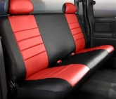 Custom Fia SL62-46RED LeatherLite Custom Seat Cover Fits 05-07 Caravan Grand Caravan