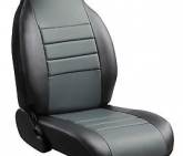 Custom Fia SL63-2GRAY LeatherLite Universal Fit Seat Cover