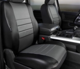 Custom Fia SL67-16GRAY LeatherLite Custom Seat Cover Fits 04-08 F-150