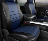 Custom Fia SL67-18BLUE LeatherLite Custom Seat Cover Fits 04-08 F-150 Mark LT