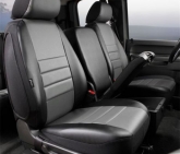 Custom Fia SL67-24GRAY LeatherLite Custom Seat Cover Fits 09-10 F-150