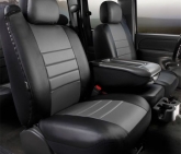 Custom Fia SL69-5GRAY LeatherLite Custom Seat Cover Fits Ram 1500 Ram 2500 Ram 3500