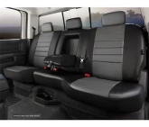 Custom FIA SL62-92GRAY Leatherlite Rear 60/40 Split Seat Cover Gray/Black for Sierra