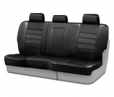 Custom Chevrolet Colorado 15-18 Fia LeatherLite Series 2nd Row Black Seat Covers