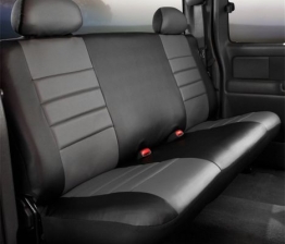 Custom Fia SL62-43GRAY LeatherLite Custom Seat Cover Fits Ram 1500 Ram 2500 Ram 3500