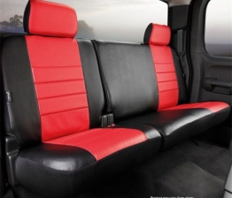 Custom Fia SL68-20RED LeatherLite Custom Seat Cover Fits 04-09 Canyon Colorado