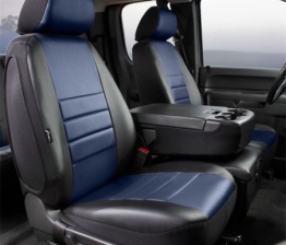 Custom Fia SL69-14BLUE LeatherLite Custom Seat Cover Fits 05-11 Dakota