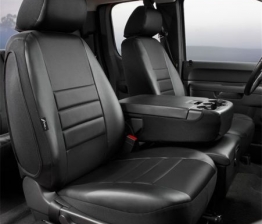 Custom Fia SL69-24BLK/BLK LeatherLite Custom Seat Cover