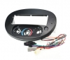 Custom Car Radio Stereo CD Player Dash Install Mounting Trim Bezel Panel Kit + Harness