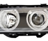 Custom Headlight Assembly Left HELLA 008053051 fits 01-03 BMW 530i