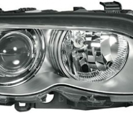 Custom Headlight Assembly Front Right HELLA 010053041 fits 02-05 BMW 325i