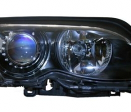 Custom Headlight Assembly Front Right HELLA 354684061 fits 02-05 BMW 325i