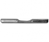 Custom Rear Bumper Face Bar; Made Of Steel Chrome fits 63-66 C/K Pickup 4142-800-604A