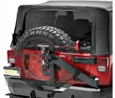 Custom Bestop HighRock 4x4 Rear Bumper w/Tire Carrier For 07-17 Jeep Wrangler #44934-01