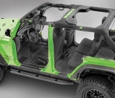 Custom 2007-2016 Jeep Wrangler Unlimited BedRug™ Front 4 Piece Floor Kit BRJK07F4