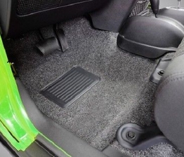 Custom BedRug 3-Piece Front Carpet Kit 2011-2017 2-Door Jeep Wrangler JK BRJK11F2
