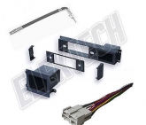 Custom Radio Replacement Dash Mount Kit 1-DIN w/Pocket & Harness/Antenna for Buick