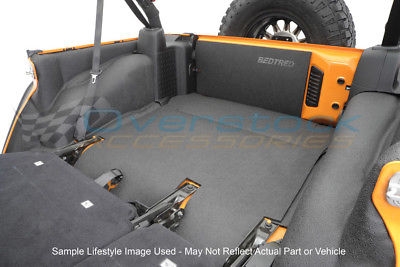 Custom BedTred Front/Rear Complete Floor Liner Mat Kit 2007-2010 Jeep Wrangler JK 2DR