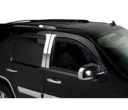 Custom Putco Window Visors Set of 4 Front & Rear Driver Passenger Side 580058